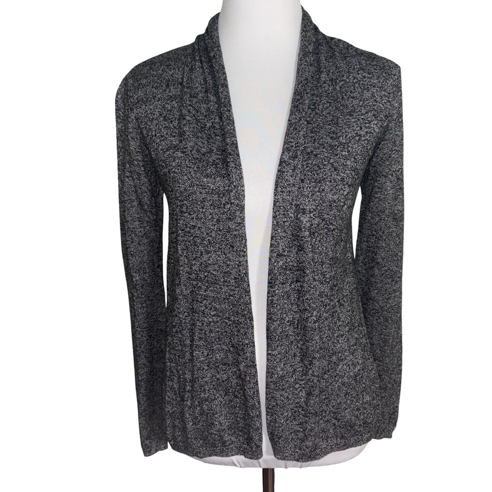 Express Charcoal Cardigan Open Front